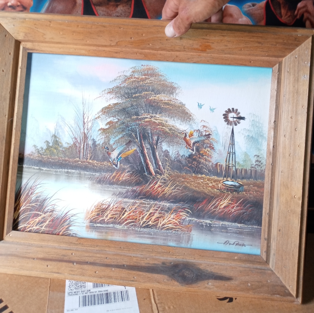 Beautiful oil painting on canvas..sighned